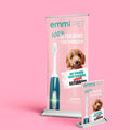 emmi®-pet Rollup Banner Bundle (Mint/ Golden Retriever design)
