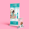 emmi®-pet Rollup Banner Bundle (Mint/ Golden Retriever design)