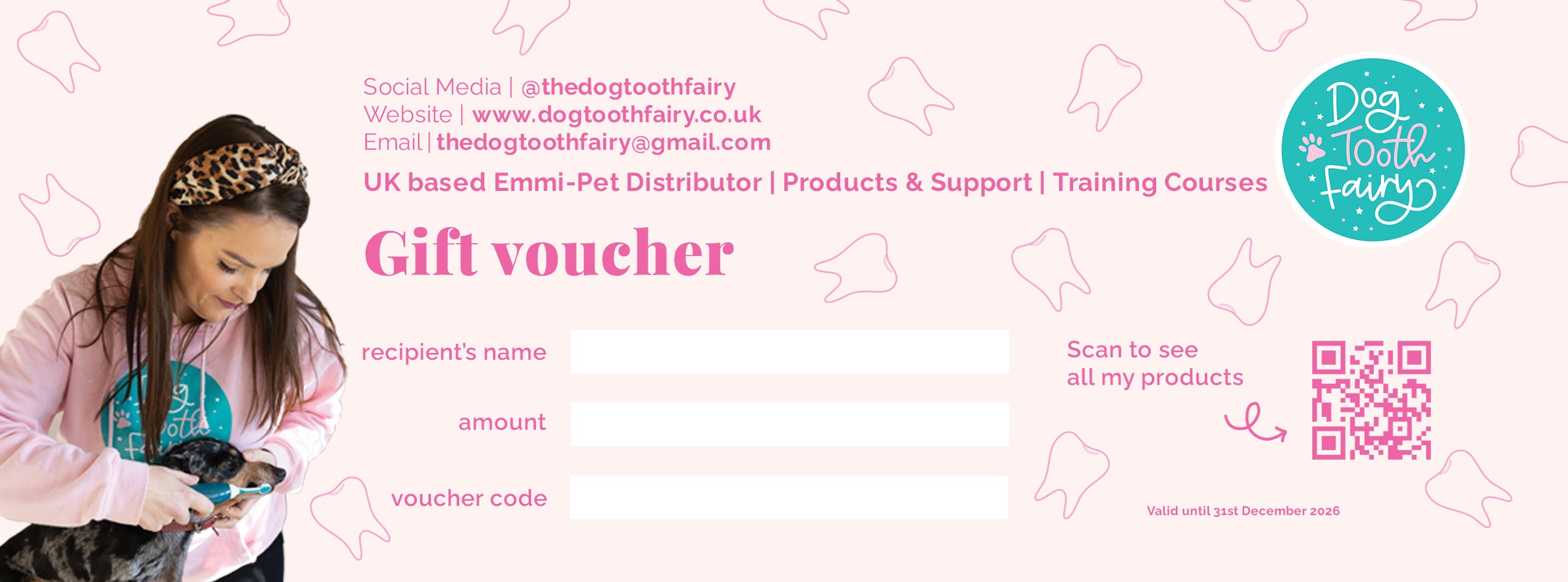 Personalised Gift Voucher (digital)
