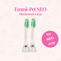emmi®-pet Ultrasonic NEO Attachments Large (Twin Pack)