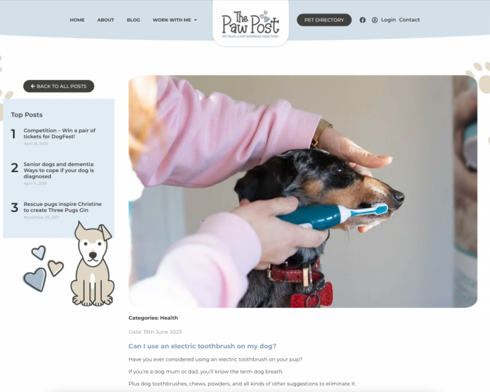The Dog Tooth Fairy® @ The Paw Post