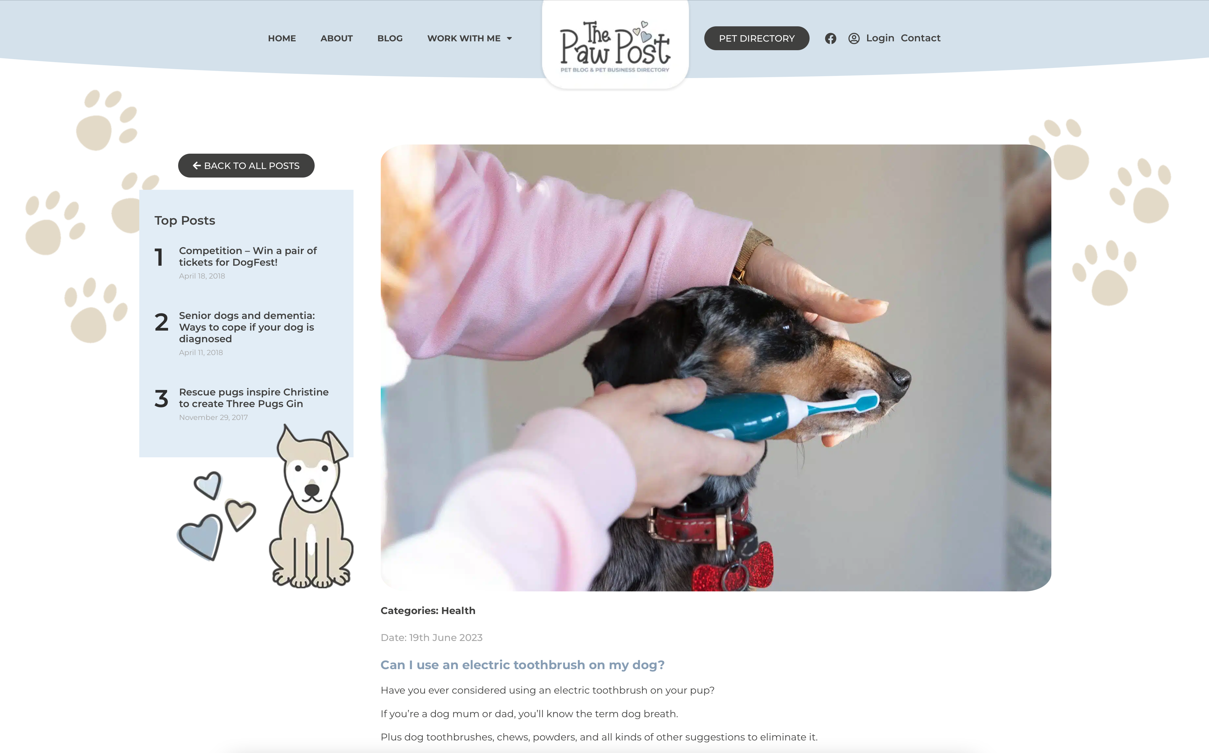 The Dog Tooth Fairy® @ The Paw Post
