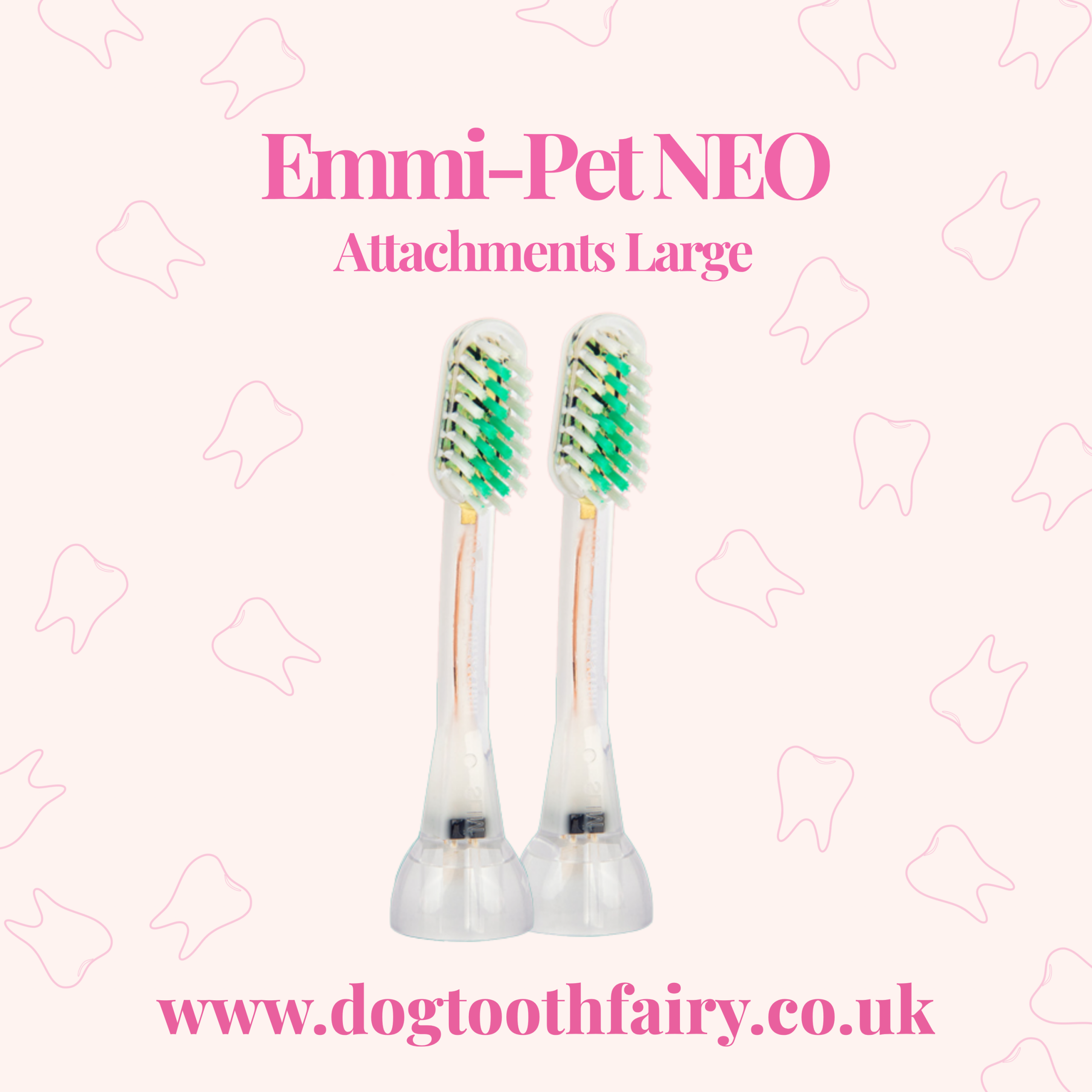 emmi®-pet Ultrasonic NEO Attachments Large (Twin Pack)